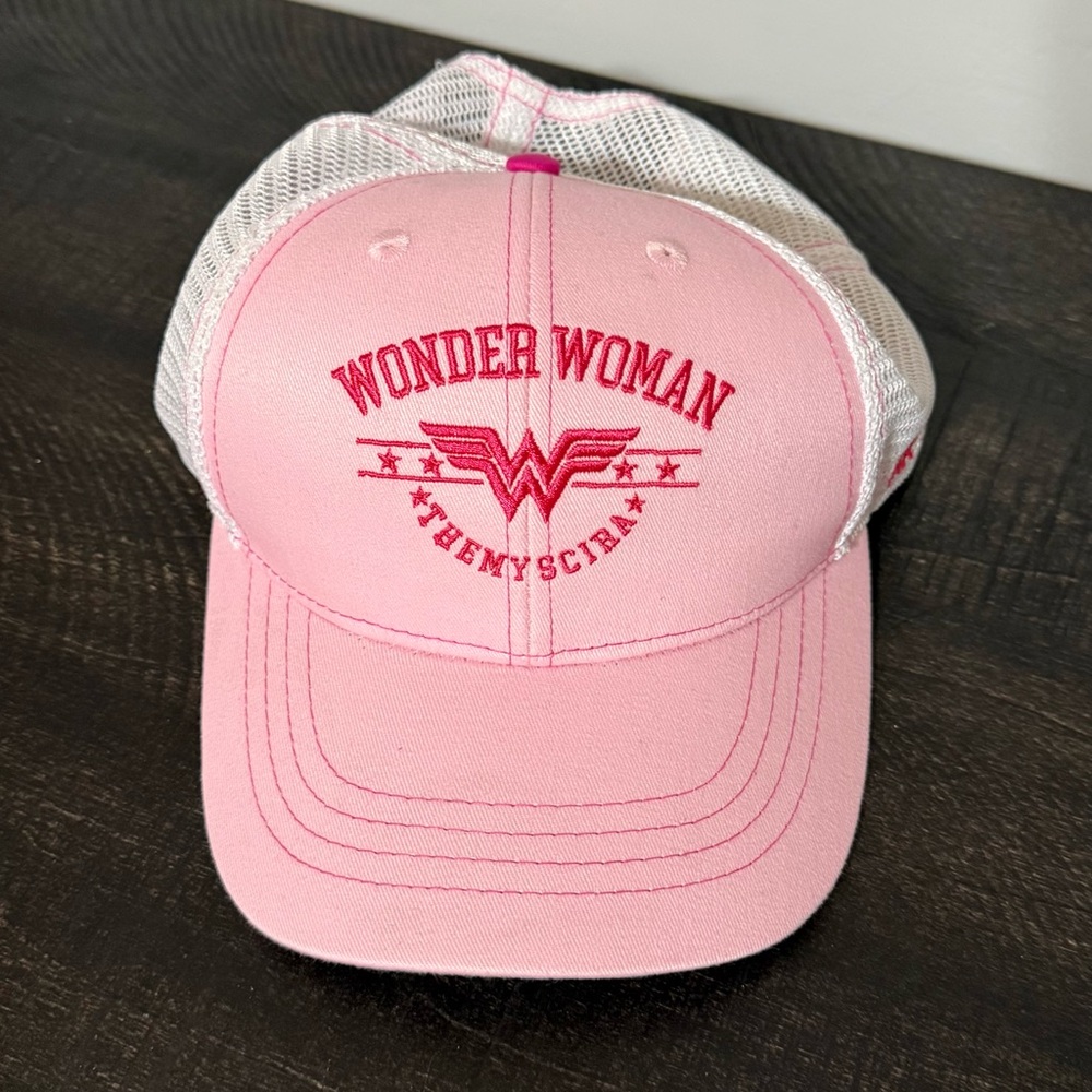 Wonder Woman Pink Mesh Cap